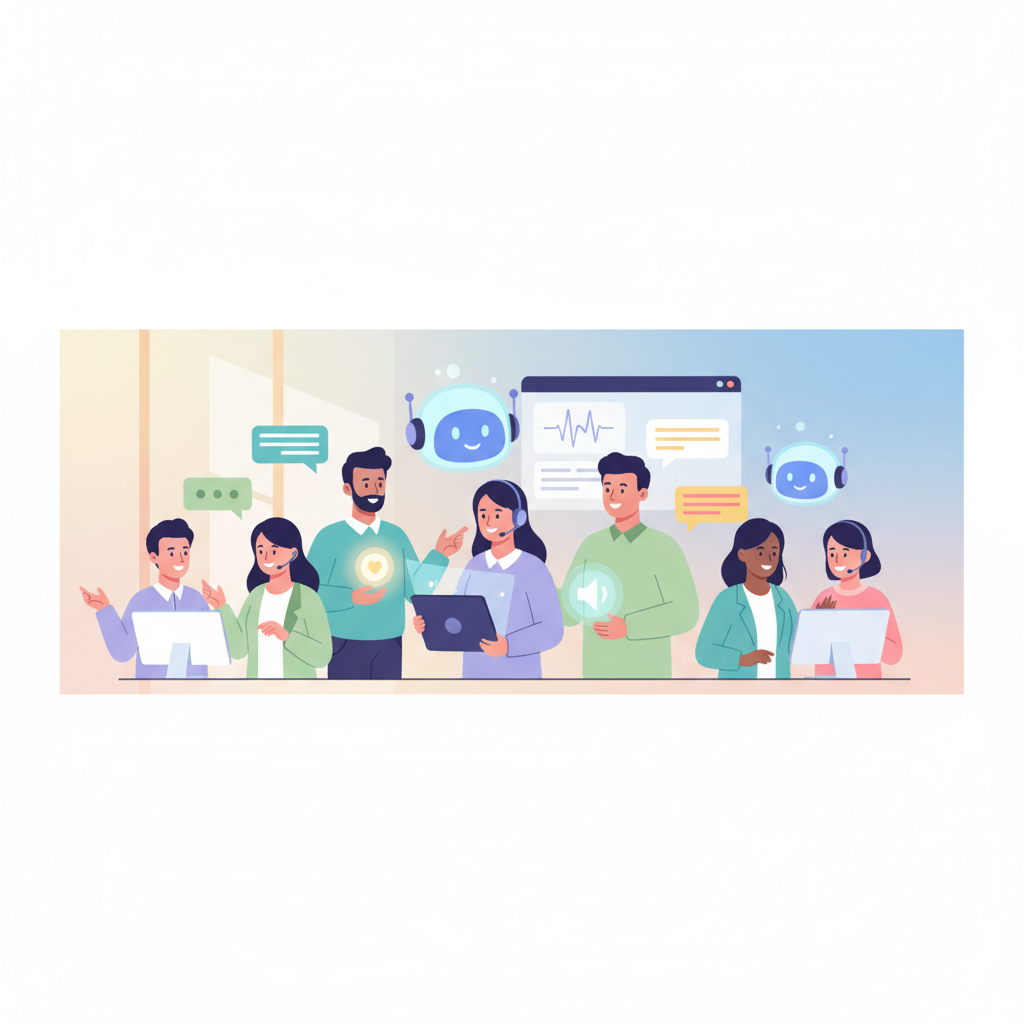 Utilisation de bots vocaux dans les centres d'appels