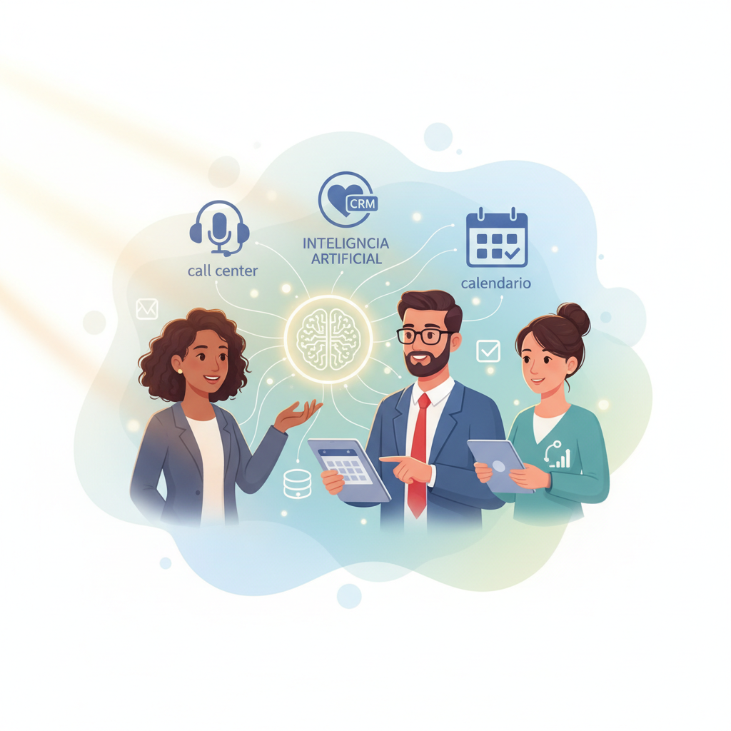 Intégration d'un logiciel de centre d'appels avec CRM et calendrier