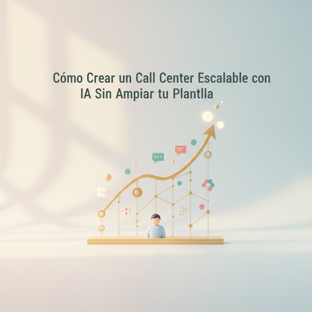 Cómo Crear un Call Center Escalable con IA Sin Ampliar tu Plantilla