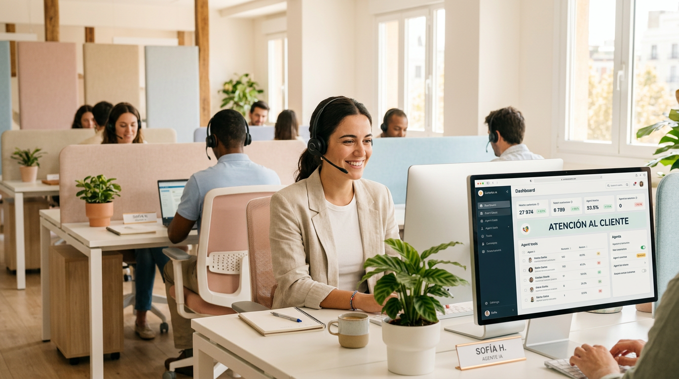 Révolutionnez Votre Service Client : Centre d'Appels avec IA à Madrid