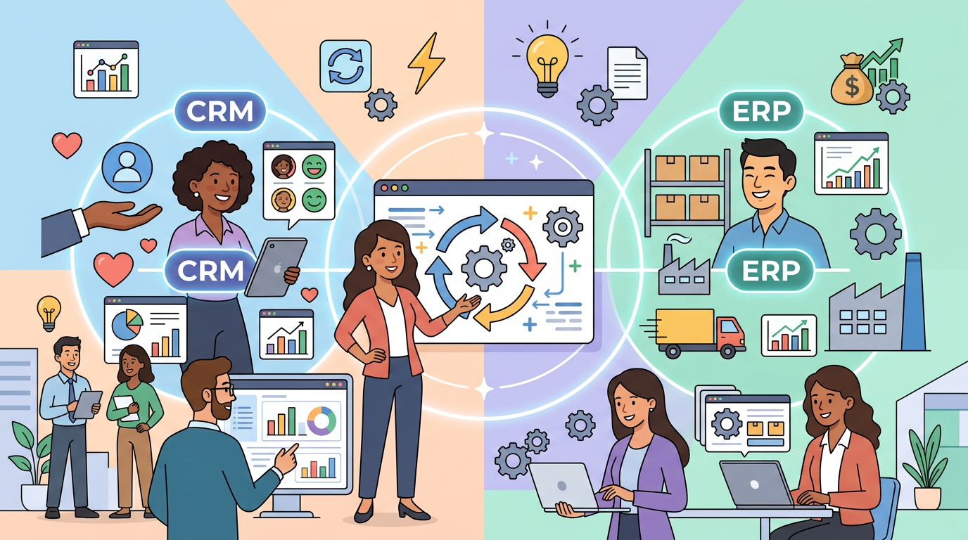 Optimización del Negocio con Integración CRM y ERP